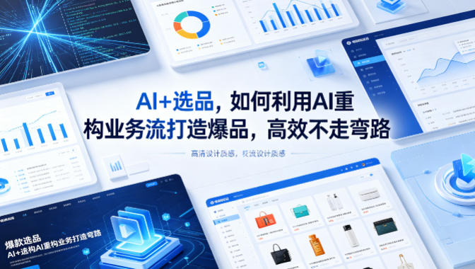 AI+选品,如何利用AI重构业务流打造爆品,高效不走弯路-极光库