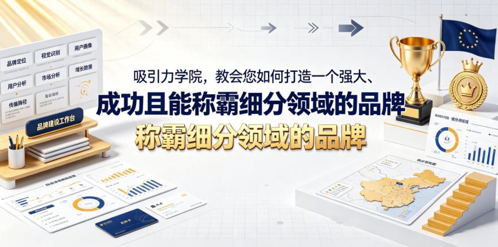 吸引力学院,教会您如何打造一个强大、成功且能称霸细分领域的品牌!【原创双语字幕】-极光库