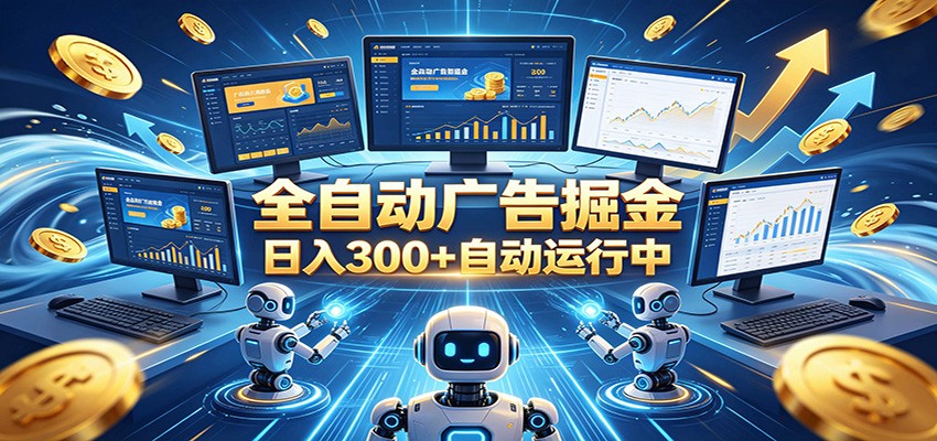 自动广告G机，日入300+，正规平台，广告浏览获益，时间自由，适合各类人群日常增收-极光库