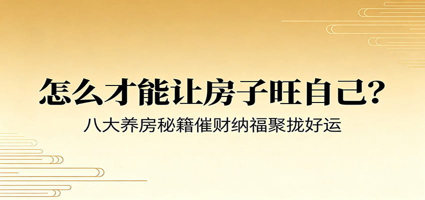 付费文章《怎么才能让房子旺自己？》八大养房秘籍催财纳福聚拢好运-极光库