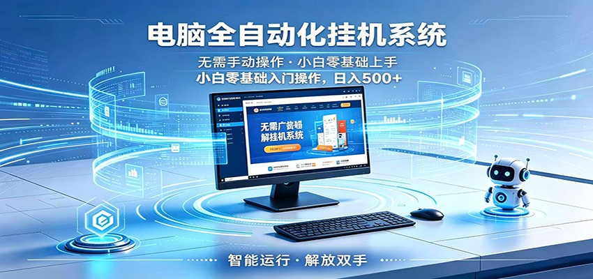 智能广告挂机无需值守，小白上手轻松实现每日增收-极光库